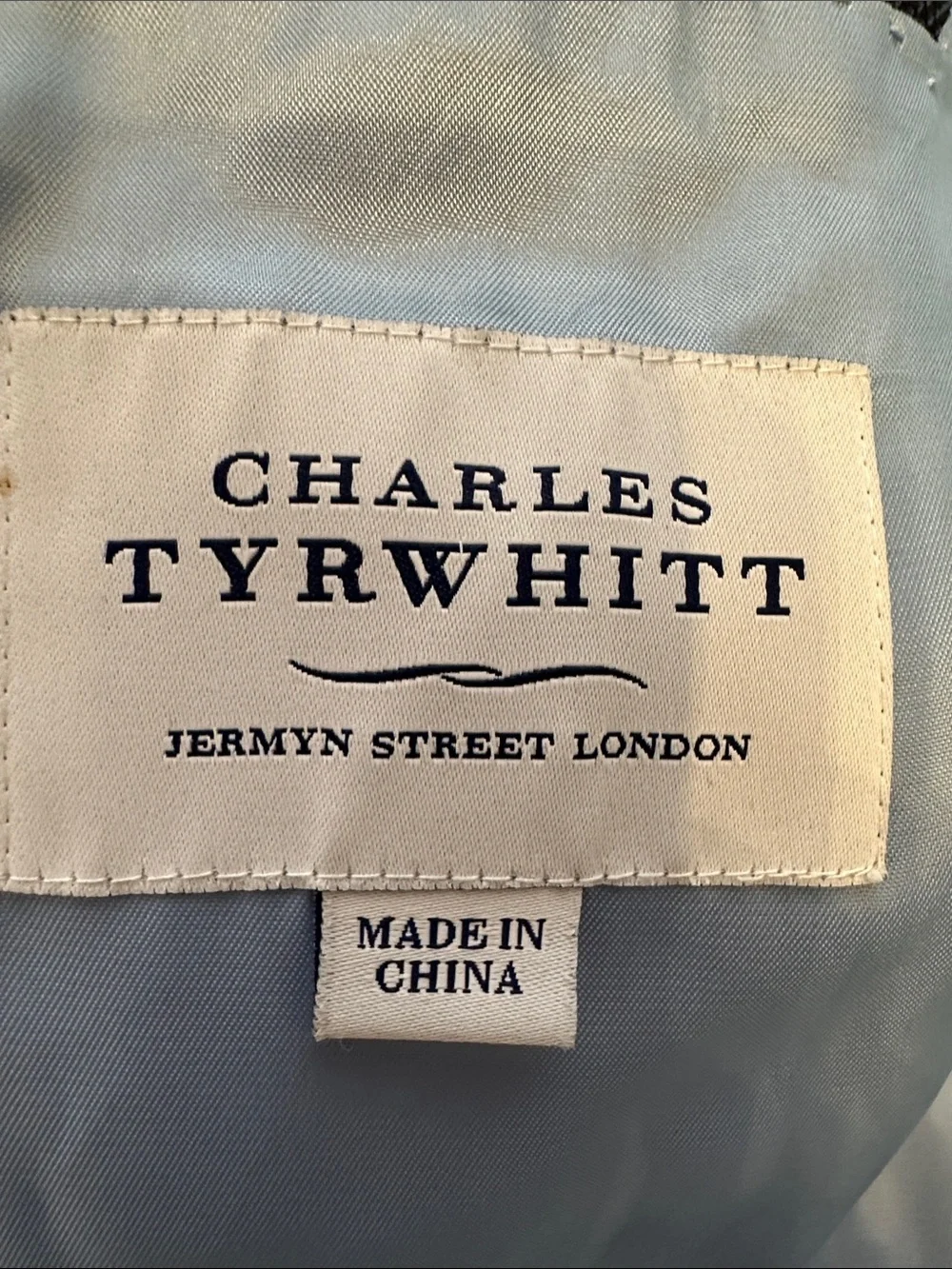 Charles Tyrwhitt Navy Blue Wool Suit